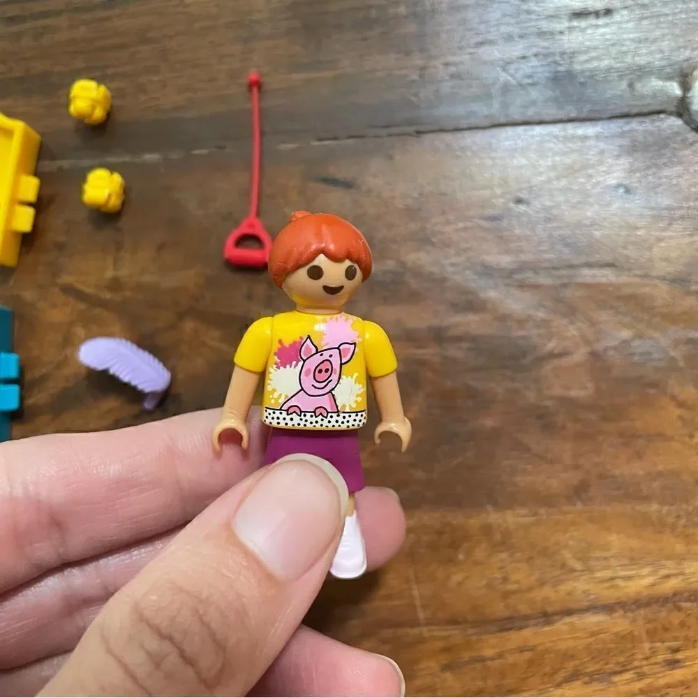 Lot of Random Playmobil Items with Figurine